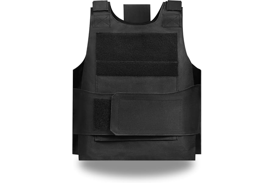 IEausncd Tactical Vest Outdoor, Adjustable Training Protective Vest, Suitable for Light Outdoor Gilet Equipment, S-XXL