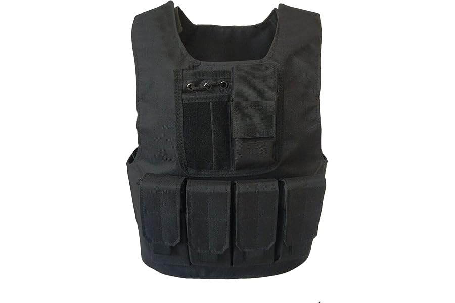 UNIVIVO Kids Tactical Vest Youth Army Costume for Boys Girls 8 10 12 14 Outdoor Airsoft Game