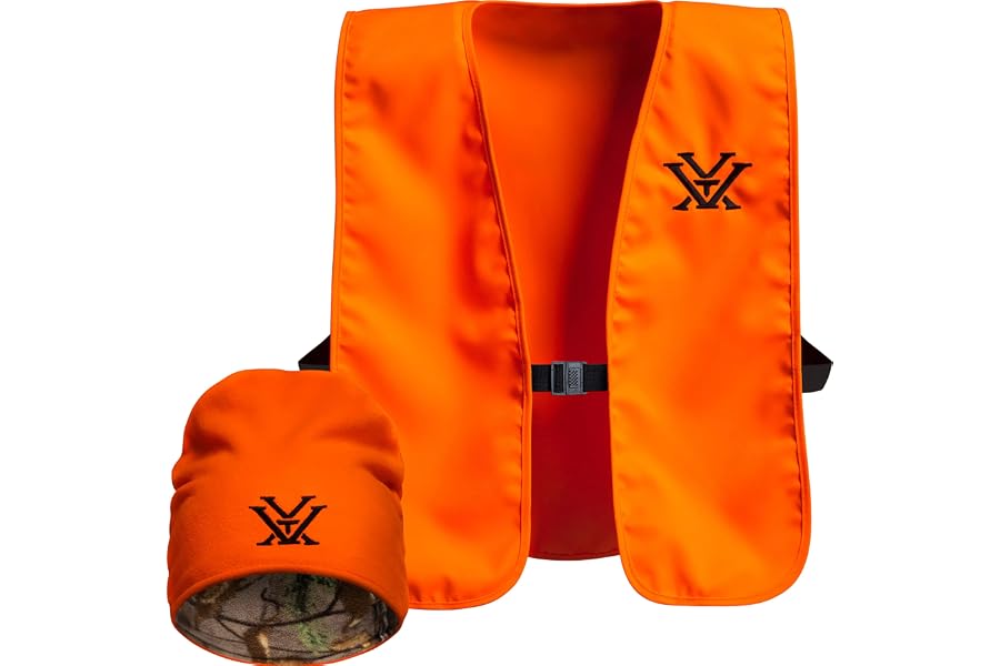 Vortex Optics Blaze Orange Hunting Vest & Beanie Combo