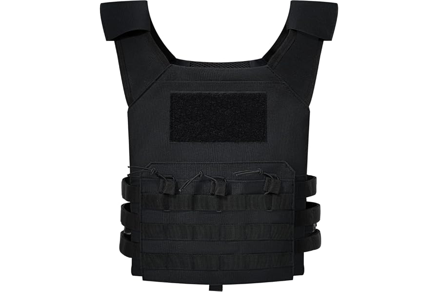 XIELIXIA Tactical Vest Youth Army Costume,Adjustable Training Protective Outdoor Vest,Suitable for Airsoft Paintball Game Equ